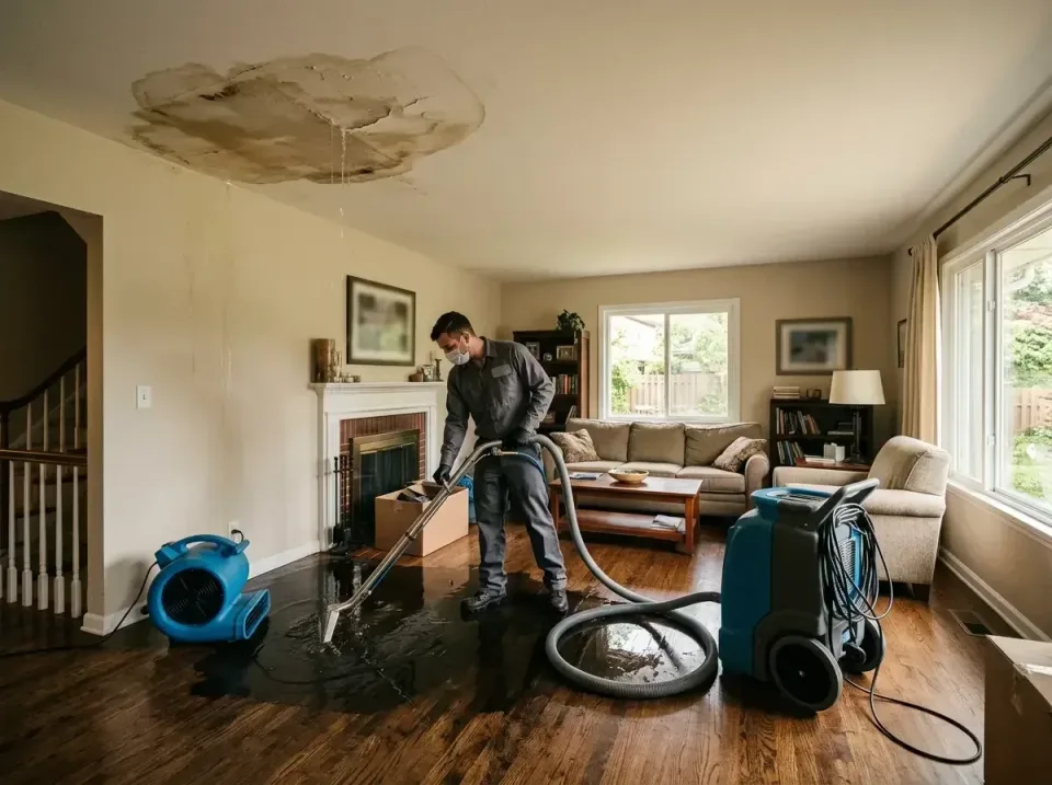 attic-pipe-burst-ceiling-drip-008 — frequently asked questions, Water Damage Restoration & Carpet Care in Red Oak, IA